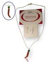 Ciondolo in Corno di Corallo portafortuna e Argento 925 Pendente uomo con pietre