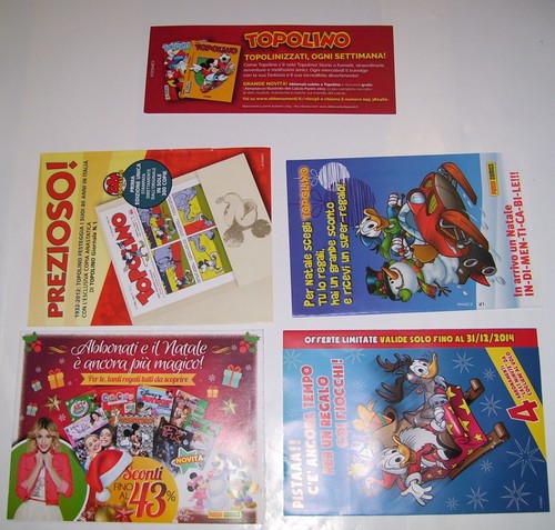 Topolino libretto inserti - topolino,