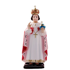Statua del Gesù Bambino di Praga in resina occhi dipinti 45 cm Made in Italy