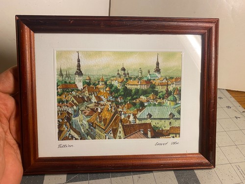 Stampa vintage tallinn firmata - stampa,