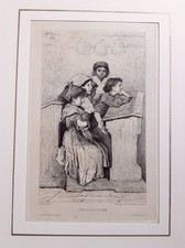 PICCINNI, Antonio. Une école à Rome. Acquaforte originale