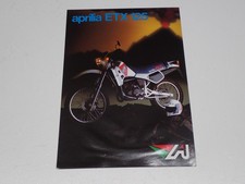 DEPLIANT BROCHURE PROSPEKT MOTO APRILIA ETX 125 (L16)