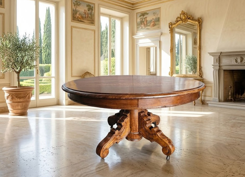 Tavolo rotondo allungabile - tavolo,