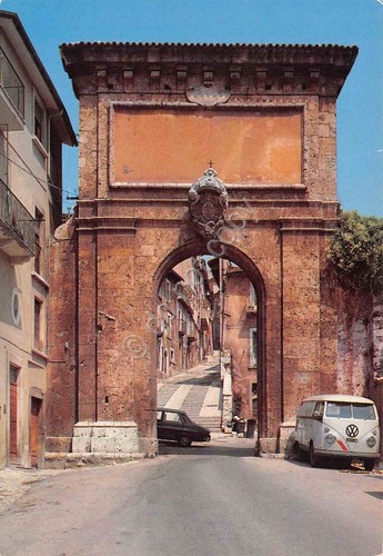 Cartolina aquila porta - cartolina,