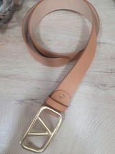 V Milano Ledergürtel "V"