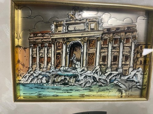 Fontana trevi roma - fontana, quadro