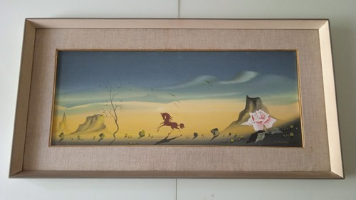 Vecchio quadro olio gino - vecchio,