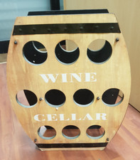 Cantinetta Porta Bottiglie Vino Da Terra In Legno 10 Posti Casa Ristorante