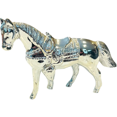 Ornamento cavallo argento - ,