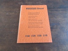 Farymann diesel manuale