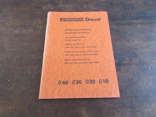 Farymann diesel manuale
