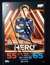 F1 CARD Topps autografo FRANCO COLAPINTO Williams Alpine hand SIGNED A+