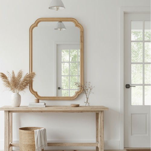 Specchio decorativo angolare
