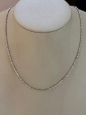 COLLANA ORO BIANCO 18 Kt 750%