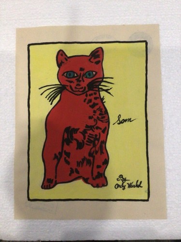 Rare dessin andy warhol - rare, keith