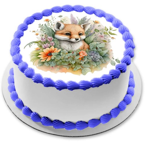 Topper torta cucciolo volpe
