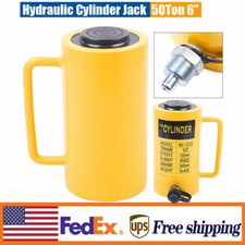 50 Ton RSC-50150 Hydraulic Cylinder Jack Single Acting Solid Ram 6"/150mm Stroke