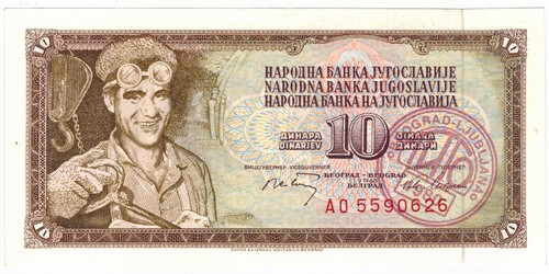 Billet dinara - de, 10