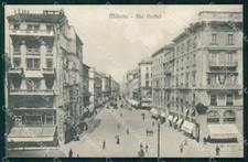 Milano Città Via Orefici Tram Gabinetto Dentistico cartolina RT5439