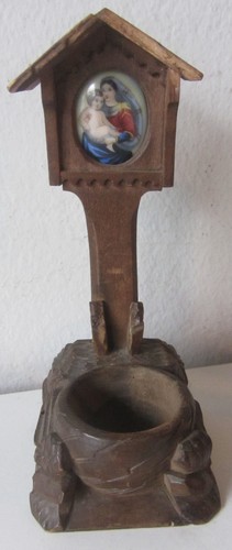 Antica acquasantiera arte - antica,