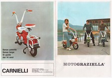 Moto Graziella 50 Carnielli depliant volantino pubblicitario ORIGINALE EPOCA