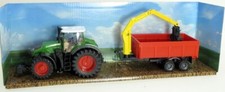 BURAGO - FENDT 1050 Vario con rimorchio e pala - 1/50 - BUR31653