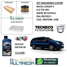 TAGLIANDO 3 FILTRI OLIO ELF