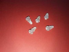 Viteria in plastica bianco tipo corto per Fiat vari modelli - Confezione 5 pezzi