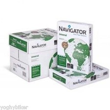 CARTA NAVIGATOR PER FOTOCOPIATRICI A4 80gr. SCATOLA CON 5 RISME DA 500 FOGLI 