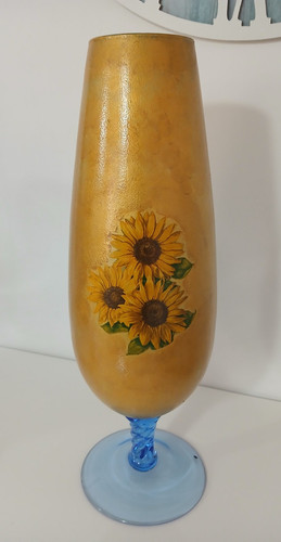 Vaso terra calice vetro - vaso,