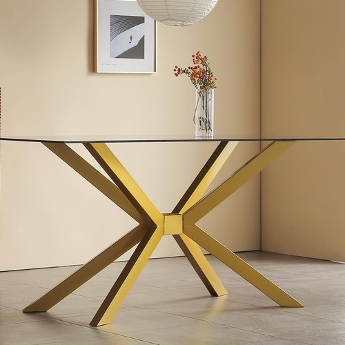 Base tavolo moderno oro - base,