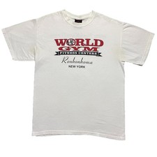 T-shirt bianca vintage World