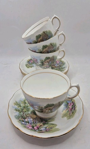 Set vintage bone china - 4,