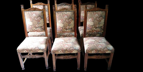 Set sedie intagliate - set,
