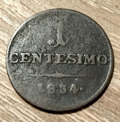 Centesimo 1834 regno - 1834,