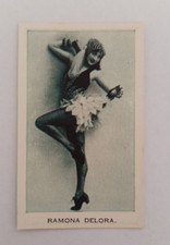 bh48 figurina attrice ramona delora,movie stars 1934