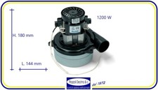 Motore Aspirapolvere Centralizzato Bidone Aspiratutto 1200W con Tubo H180mm Ø144