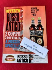Advertising ITALIA Pubblicità Werbung : Aperitivo ROSSO ANTICO ( 1967 )