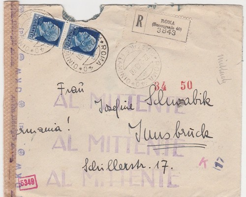 Storia postale 1943 - postale,