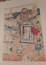 litografia colorata a mano antonio possenti