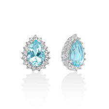 MILUNA ORECCHINI  GEMMA DEL CIELO A GOCCIA  REFERENZA ERD3123 GARANZIA UFFICIALE