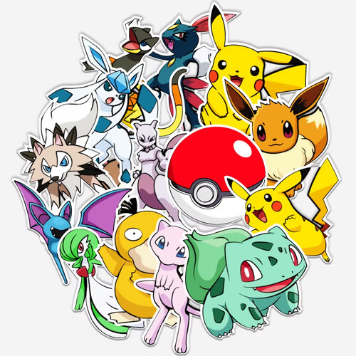 Adesivi pokemon anime - pokemon,