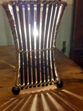 Lampada da appoggio abatjour etnica vintage piccola