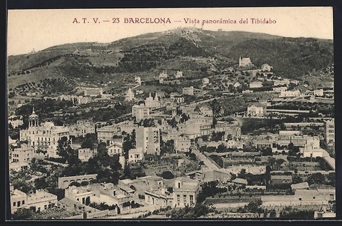 Barcellona vista panoramica - barcellona,,