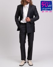 RRP€1061 Tuta CARLO PIGNATELLI 3 pezzi IT48 US38 M misto lana Made in Italy