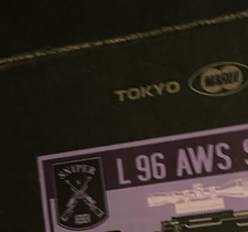 TOKIO MARUI L96 AWS NERO usato L 96 Replica Gioco Giocattolo No Caricatore