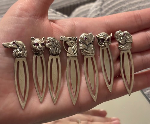 Segnalibri vintage argento