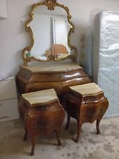 COMODINI+SPECCHIERA TRITTICO LUIGI SEDICESIMO XVI