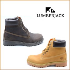 Scarponi da uomo LUMBERJACK anfibi mid in vera pelle invernali stivaletti scarpe