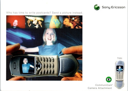 Cartolina sony ericsson t68i - cartolina,
